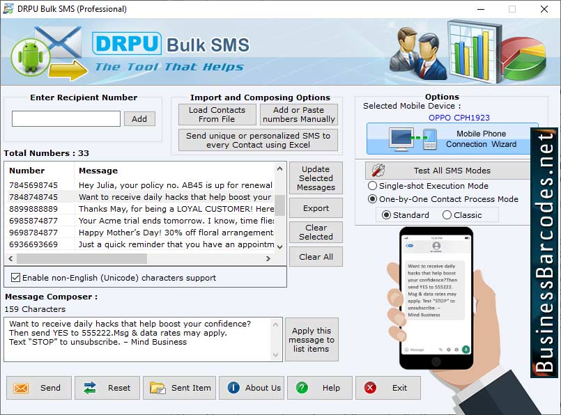 Integrated Software for Bulk SMS, Reliability of Bulk SMS Message, Securable Platform for Messaging, Personalization of Bulk SMS, Business Mobile Marketing Campaign, API Integration of Bulk SMS, CRM Integration of Bulk SMS, Text Marketing Integration