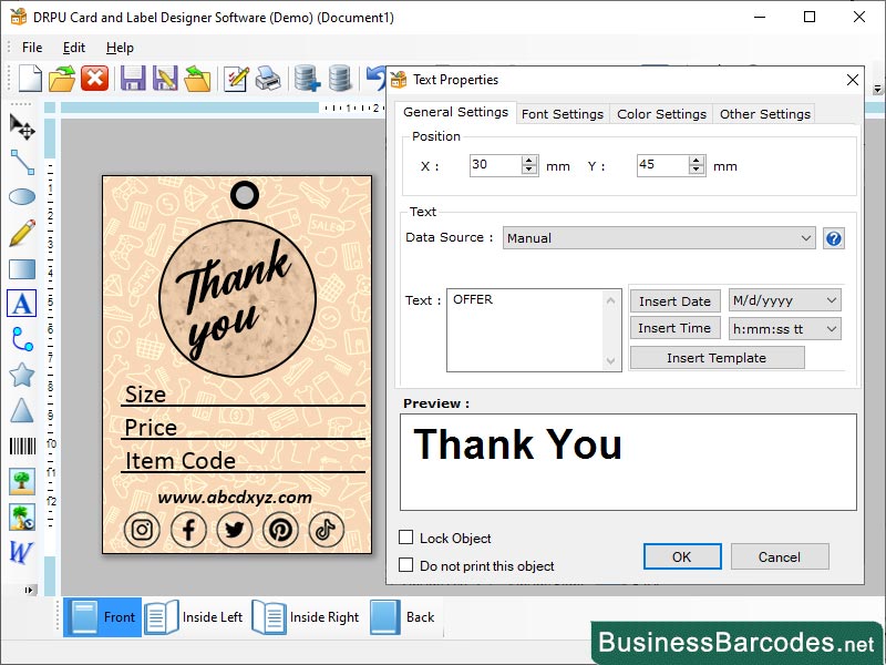 Label Designer Software, Application for Label Designing, Voucher Label Creator Program, Download Label Make Software, Windows Label Generator Tool, Consistent Gift Voucher Designer, Multiple Color Card Creator, Advanced Label Printer