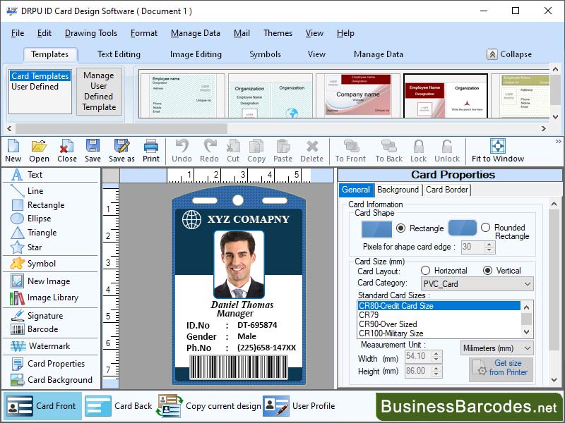 ID Card Maker, Designing for ID Card, ID Card Maker Tool, Print and Design ID Card, Barcode for Id Card Tool, ID Card Maker Software, Professional Image for ID Card, Design Interface ID Card Software, Data Capture for ID Card Application