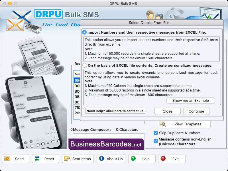 Mac SMS Software, Sending SMS Message, SMS Message Tools, Receiving SMS Message, Message Template for SMS software, Business Mac SMS Software, Mac SMS Message Software, SMS Message Software, Enhanced Messaging for Mac SM