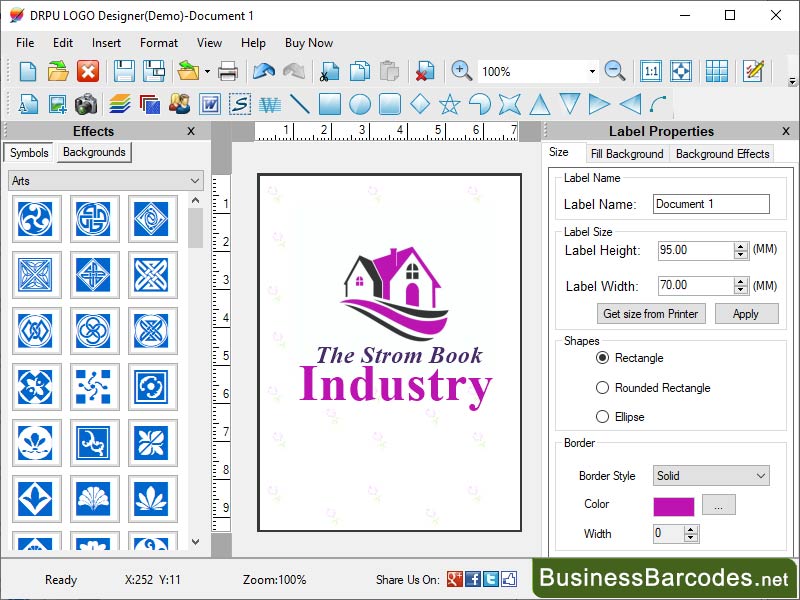 Logo Designing Application, Advanced Icon Maker Tool, Online Logo Creator Program, Logo Label Making Software, Logo Label Generating Program, Label Designing and Printing Tool, Logo Creator Tool for PC, Gift Voucher Label Designer