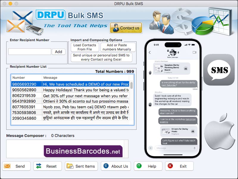Mac SMS Messaging Software , Bulk SMS Message Receiver, Mac Text Message Sending Tool, Bulk SMS Software For Mac, Compatible SMS Messenger, Mac Supported Messaging Software, Business Bulk Messaging Marketing, Message Management Software For Mac