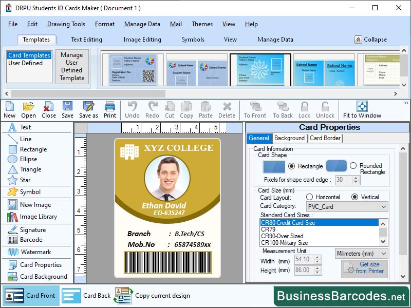 Student ID Badge Templates, ID Badges Designs Application, Create Student ID Badge Design, Student ID Card Trends, ID Card Templates Software, Student ID Badges Design Layout Tool, Custom Photo ID Card Badges Software, Student ID Card Generator