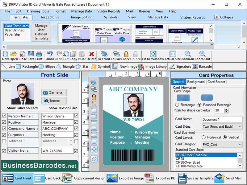 VisitingManagement App, Visitor Management Tool for Education, Visitor Id card for Healthcare Industry, Id card App for Manufacturing Plants, Corporate Office Id card Software, Visitors Management Tool for Event, Gate Pass Visiting Card Application