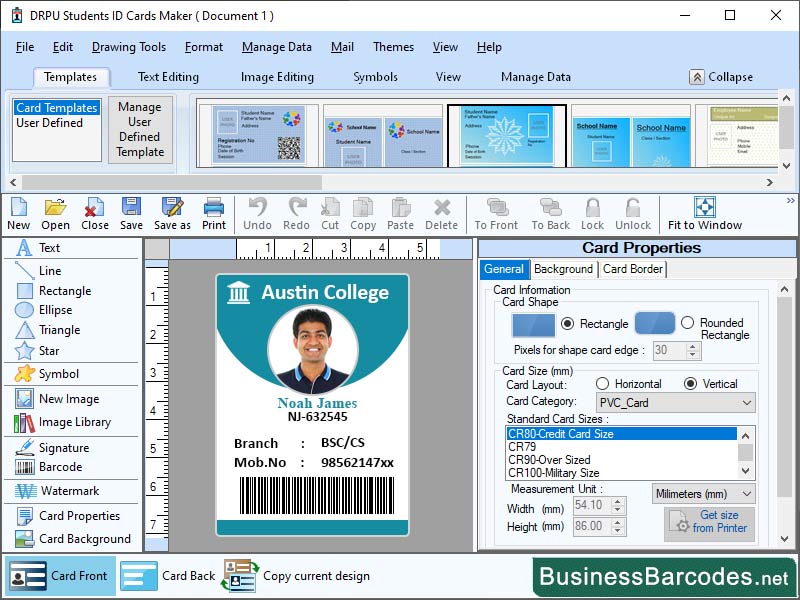 Student Identity Badge Maker, Software for Badge Making, Students Id Badge Maker Software, Download Badge Maker Software, Online Student Identity Badge Creator, Magnetic Strip Id Badge Maker, RFID Chips Id Card Maker, Student Id Accessible Software