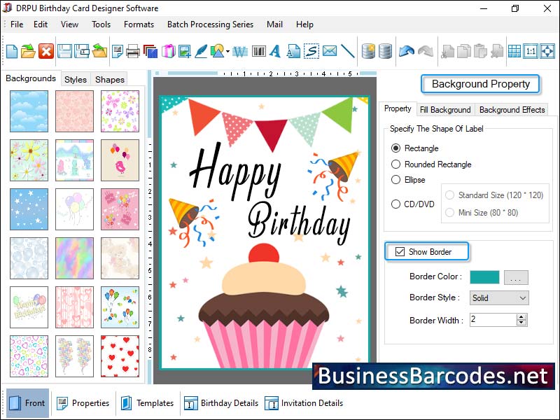 Birthday Card Design, Birthday Card Background Maker, Birthday Card Designer Software, Creating Birthday Card Tool, Interactive Birthday Card, Design and Print for Card Application, Personalization Birthday Card, Create Own Birthday Card Software