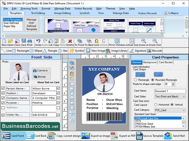 Visitor Identity Management Software, Authenticated Tool for Card Making, Practices for Visitor Card Maker Tool, Download Visitor Management System, Printing Enable Card Maker, Secure Identity Card Maker, Buy Online Maker Card Software