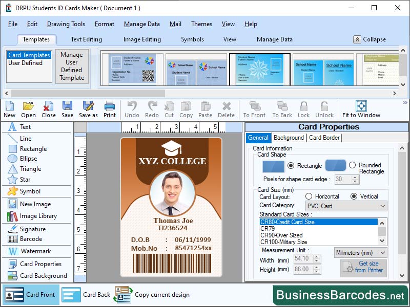 Download ID Card Designing Tool, Create Own Student ID Card Software, Advanced ID Card Designer Tool, Online Student Id Card Designer, Professional ID Card Generator Tool, Digital ID Card Designer Program, Install Student ID Card Maker Software
