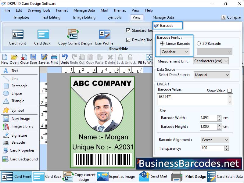 Custom ID Card Design Tool, Photo ID Card and Badges, Barcode Printed ID Card Software, Generate Custom Badges, Print ID Cards Application, ID Badge Holders, Sample ID Card Creator Tool, ID Badge System Software, ID Card Design Application