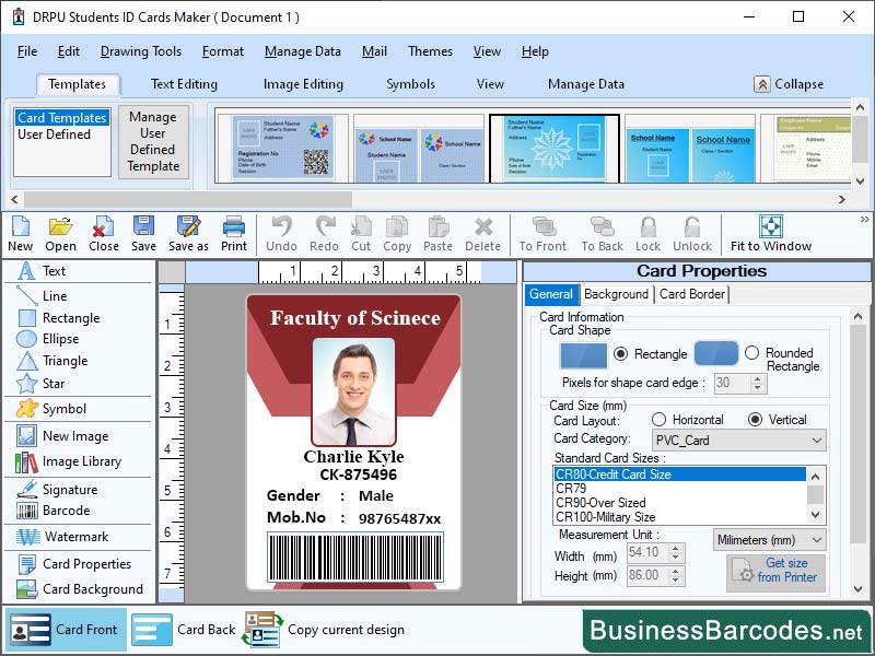 Student ID Card Designing Software, School ID Card Designing Software, Student ID Card Printing Application, University ID Card Designing Program, Professional Student ID Card Maker Tool, Reliable Student ID Creator Program, Student ID Card Maker