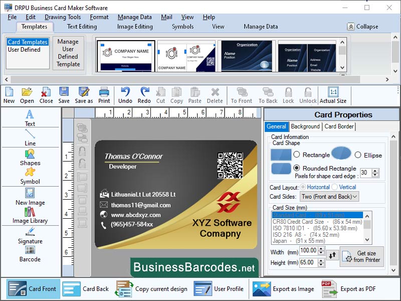 Validate Business Card Maker Software, Make Business Card Application for PC, Create QR Code Company Card Software, QR Code Business Card Maker, Designing Organization Cards Online, Install Company Card Making Software, Printing Business Cards Tool