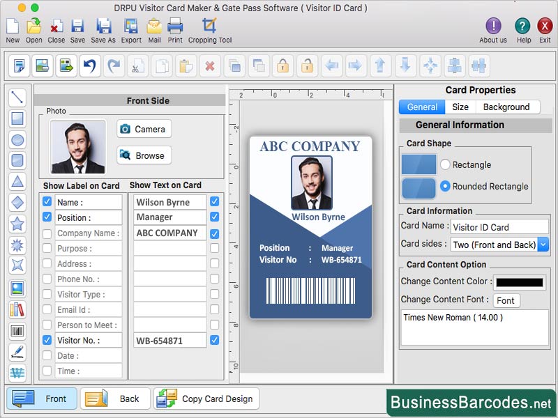 Mac Visitor Card Customize Software, Mac Custom Card Maker, Mac Visitor ID Card Maker Software, Mac Identification Maker Software, Mac Enable Template Cards Maker, Personalize Visitor Card Tool for Mac, Online Mac Visitor Card Maker Tool