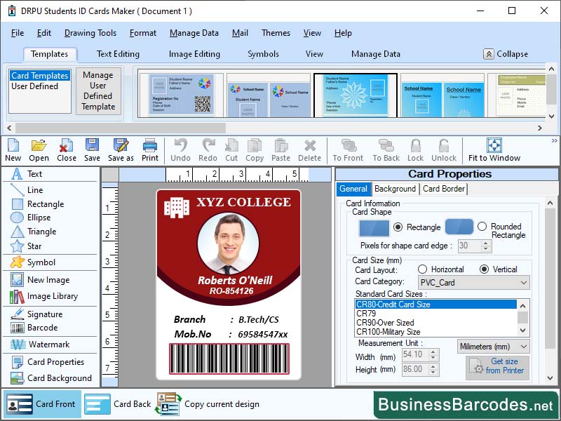 Digital Version of Student Id Card, Student Id Card Creation, Print Multiple Identification Card, Validating Id Card Software, Install Digital Student Id Card Maker, Digital Printing Card Software, Authentic Id Card Designing Software, ID Card Maker