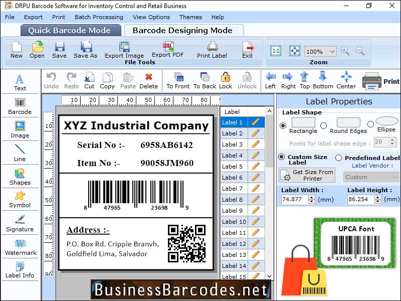 Barcode Inventory Management Software, Barcode Maker Software, Asset Tracking Barcode Label, Generating Barcode Label, Scanning Barcode Label Tool, Barcode Label Software, Business Barcode Tool, Barcode Generator Software, Printed Inventory Barcode
