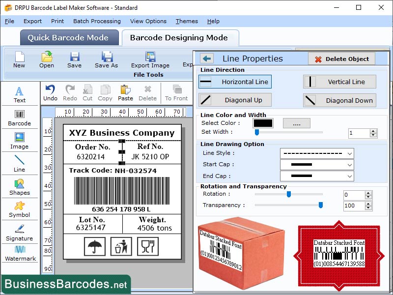 Flexible DataBar Stacked Omni Barcode, Enhanced DataBar Stacked Barcode, Easy to Read Stacked Barcode Maker, Compatible 2D Stacked Barcode Maker, Cost-Effective Stacked Barcode Software, Customized Printable Barcode Maker, Stacked DataBar Encoder