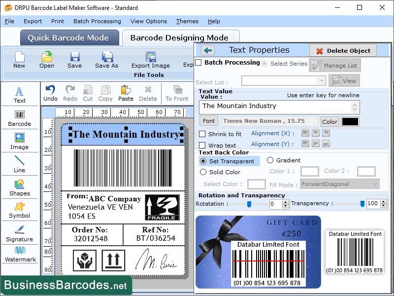 Data Bar Limited Barcode Creator, Data Bar Barcode Generating Software, Download Barcode Software, Data Bar Generator Tool for Windows, Reliable Data Bar Barcode Printing Tool, Designed Data Bar Barcode Software, Data Bar Limited Barcode Font