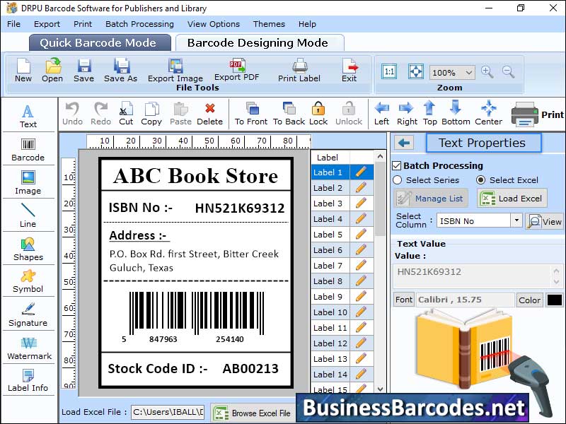 Library Book Barcode, Printing Library Book Barcode Label, Barcode Industry Standards, Generate Barcode for Books, Label Printing Software, Designed Library Barcode, Scanning Library Book Barcode, Integrating Barcode Software, Creating Barcode Label