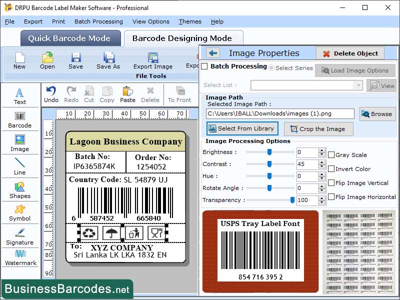 USPS Tray Label Barcode, Tray Label Barcode, USPS Tray Barcode Software, USPS Tray Label, Encoder for USPS Barcode Label, Tray Label Barcoding System, USPS Barcode Design, USPS Tray Barcode Producing Tool, USPS Barcode Labels, Tray label Data Encoder