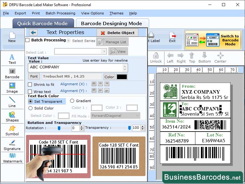 Print Code-128 Barcode Maker Tool, Encoded Code 128 SET C Barcode, Generate Linear Barcode Software, Online Code-128 Barcode Software, Create Downloadable Barcode Maker, Barcode Designing Application for Window, Generate Code-128 SET C Barcode
