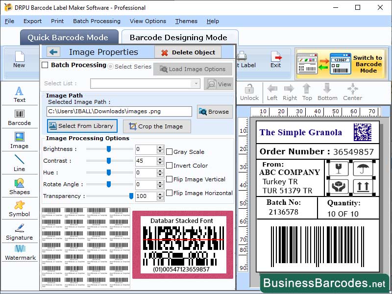 Data Bar Stacked Barcode Maker, Retail Industry Stacked Barcode Maker, GS1 Stacked Barcode Software, 2D Barcode Label Maker Software, Download Data Bar Stacked Software, Buy Online GS1 2D Label Maker, Data Bar Stacked Barcode Font Maker