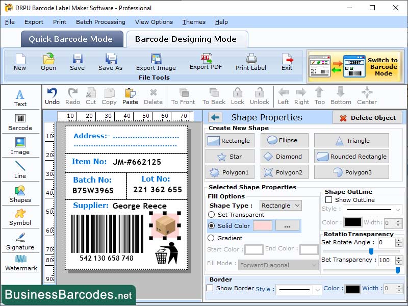 Corporate Edition Business Barcodes, Business Barcodes Standard Edition, Professional Business Barcodes Maker, Business Barcodes for Distribution, Healthcare Industry Barcode Maker, Library Business Barcodes, Post Office Business Barcodes