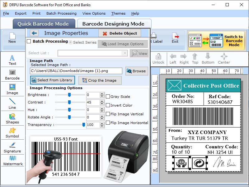 Barcode Label Designing Software, Banking Barcode Maker Software, Post Office Barcode Maker Software, Online Banking Barcode Printing Program, Bar-Coding Software For Banking, Customization Tool For Banking Industry, Mass Barcode Creator Tool