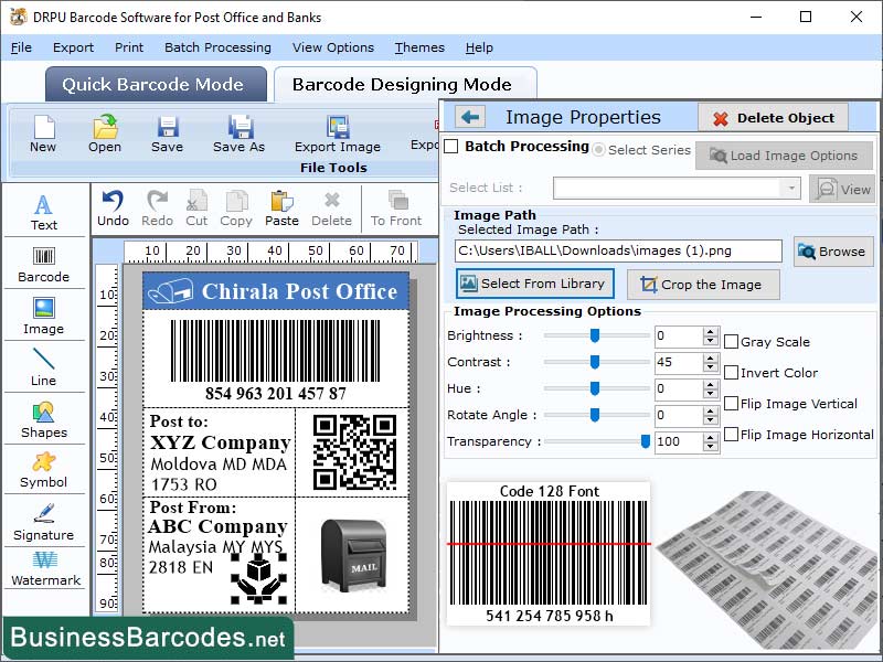 Readable Postal Barcode Software, Post Office Barcode Tracking Tool, Design Barcode Software for Post Office, Download Post Office Bar-coding App, Generating Barcode for Bank, Barcode Labelling App for Post Office, Postal Barcode Labelling Tool