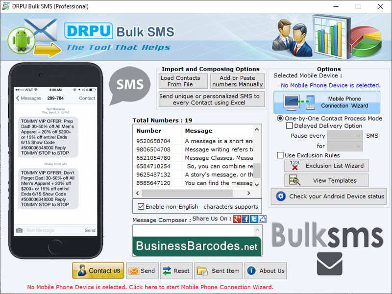 Promotional Bulk SMS Marketing, Transactional Messages Application, International Bulk SMS Messenger, Bulk SMS Text Tool, Bulk SMS Tool for SMS, Multiple SMS Sender, Messages Text Communication, Multiple Text Messages Tool, Download Tool for Bulk SMS