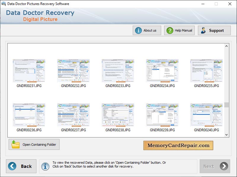 Picture, revival, tool, software, application, recover, deleted, lost, formatted, files, folders, photographs, digital, images, animated, wallpapers, hard, disk, drive, USB, removable, media, storage,  media, thumbnail, preview, memory, card