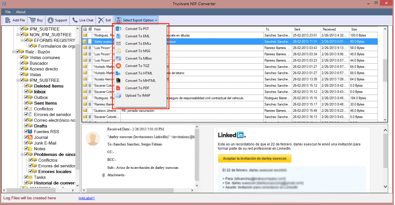 convert lotus notes nsf files to outlook pst files, nsf to pst converter, converts nsf into pst, free nsf to pst, hcl notes to outlook converter, export nsf to pst