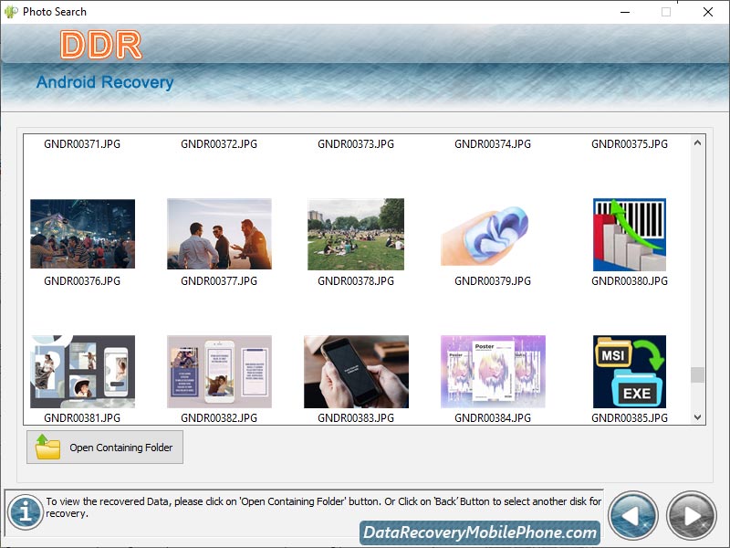 Android device file retrieval program, regain corrupted images, android cell phone data recovery, android photo repair program, restore misplaced mp4 folders, revive android pc corrupted data, file retrieval tool, rescue lost android device data
