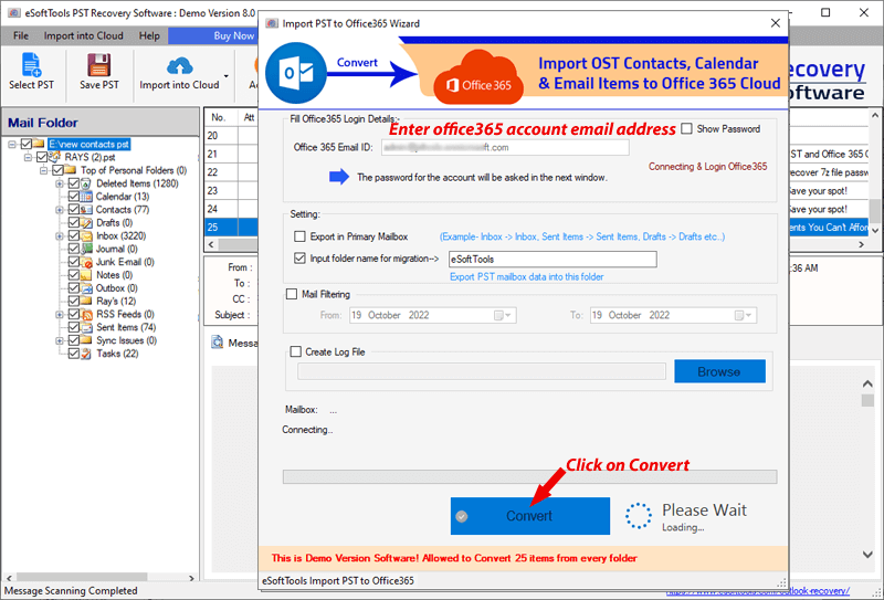 pst to office 365, pst to office 365 converter, import pst to office 365, migrate pst to office 365, free pst to office 365