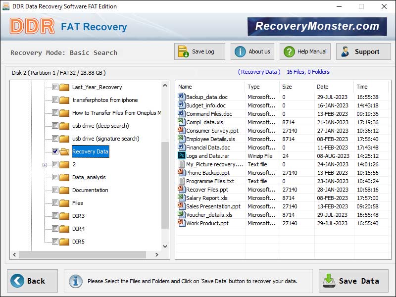 FAT file retrieval program, restore damaged music files, rescue mp3 files, revive lost video clips, FAT data restoration tool, revive corrupted audio clips, revive lost snapshots, rescue crashed mp3 files, revive deleted text files