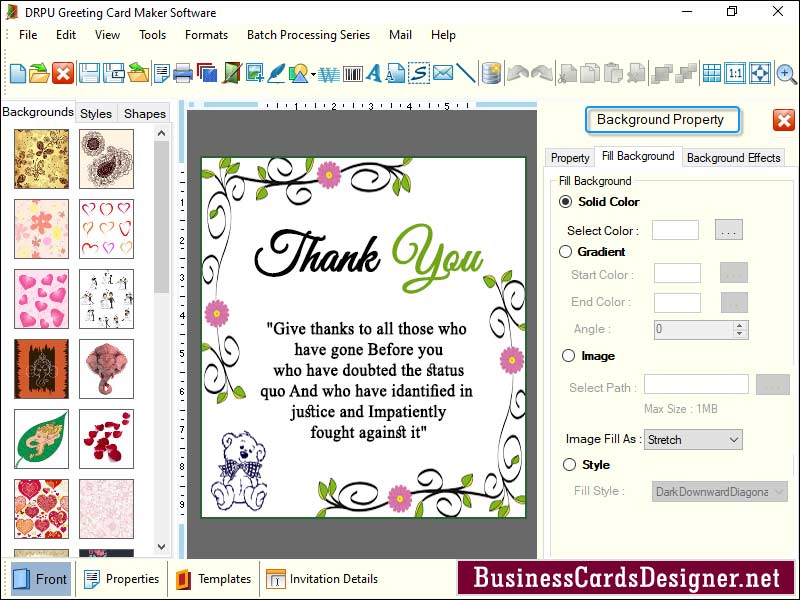 Advance invitation card maker tool, design stylish occasional cards, festival card creator program, wishing card designing utility, makes colorful birthday cards, invitation card printing software, create professional invitation card