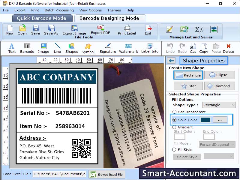 Manufacturing, Barcode, Maker, software, windows, computer, machines, advance, methodology, design, printable, solid, gradient, colorful, bar, codes, label, rolls, coupons, price, asset, tags, hologram, ellipse, rectangle, shape, size, computer