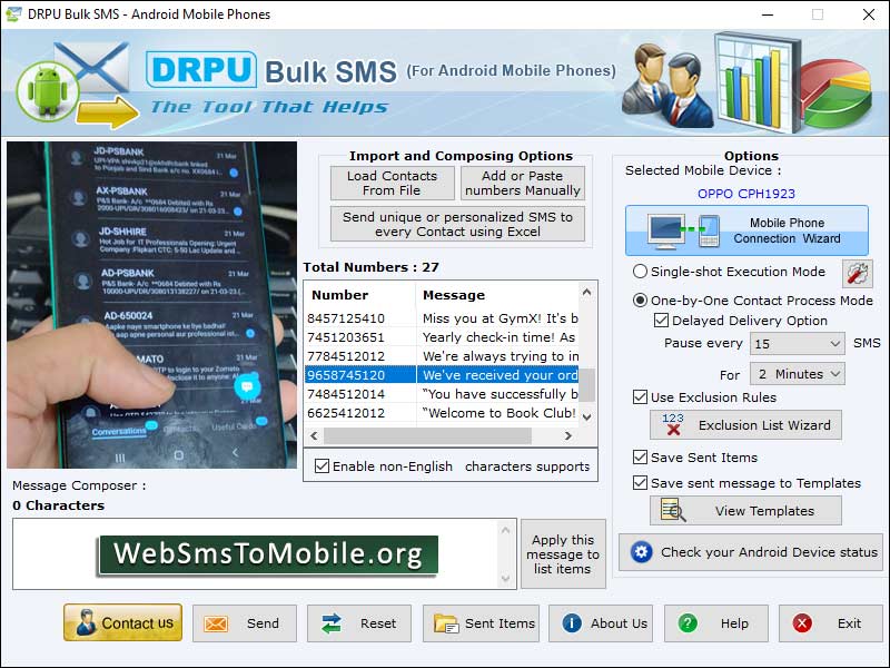 Android, bulk, text, mobile, phone, software, sends, products, advertisement, broadcast, tools, utility, national, international, Unicode, language, create, contacts, messages, delivers, business, alert, computer, application, PC, program, laptop
