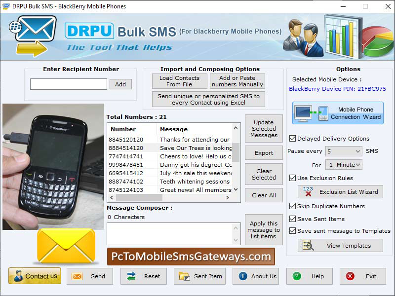 Bulk text messaging utility, forward national text messages, send standard sms, deliver notification messages, broadcast international sms, send multiple messages, deliver unlimited text messages, sms sender application