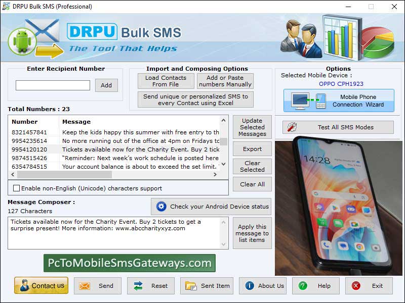 Download, professional, text, messaging, program, transmit, business, product, marketing, promotion, computer, mobile, SMS, sender, application, save, sent, detail, forward, group, notification, news, alert, national, international, network