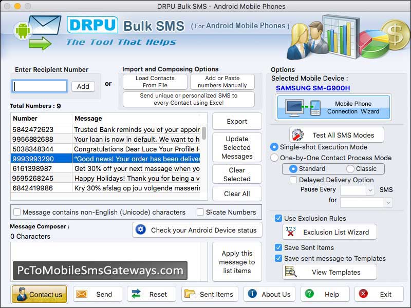 Advance, bulk, SMS, gateway, application, professional, text, messaging, program, software, deliver, free, product, details, users, mobile, phones, Mac, computer, system, tool, send, notifications, alerts, reminders, business, news, discount, offers