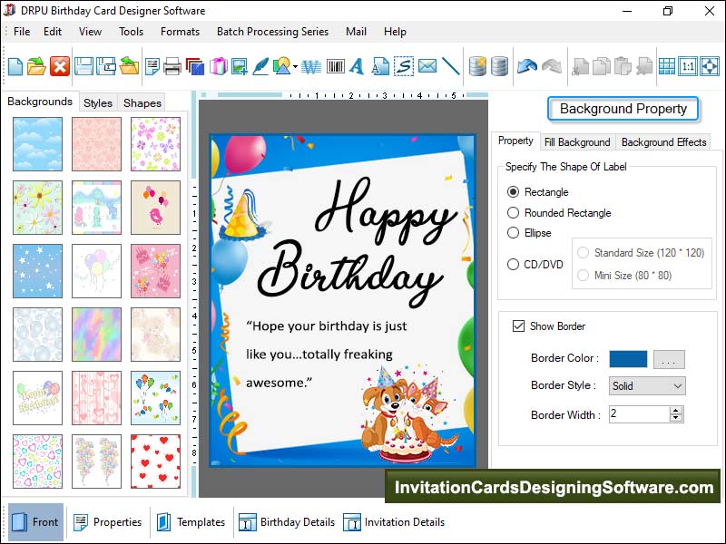 Advance, Birthday, cards, creator, application, program, generate, invitations, photo, graphics, templates, text, messages, pictures, download, greeting, maker, software, utility, craft, build, multiple, numbers,  images, designing, objects