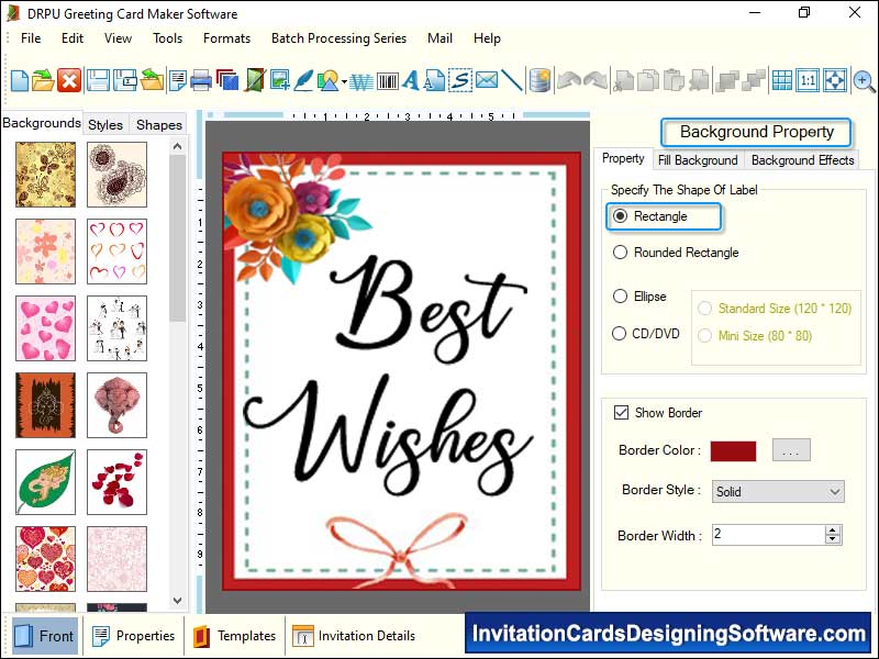 Advanced, professional, technical, birthday, card, designer, program, application, software, create, bulk, greeting, cards, ellipse, rectangle, triangle, line, pencil, designing, item, business, companies, shapes, sizes, colors