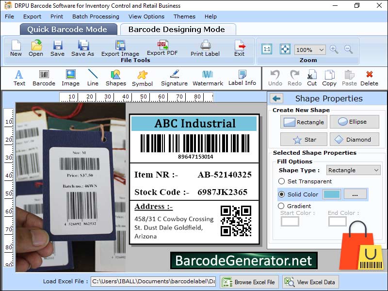 Barcode, generator, software, retail, business, create, multicolor, printable, sticker, pencil, images, text coupon, creator, application, design, customized, linear, 2D, bar, code, insert, image, line, ellipse, tag, maker, program, produce, label