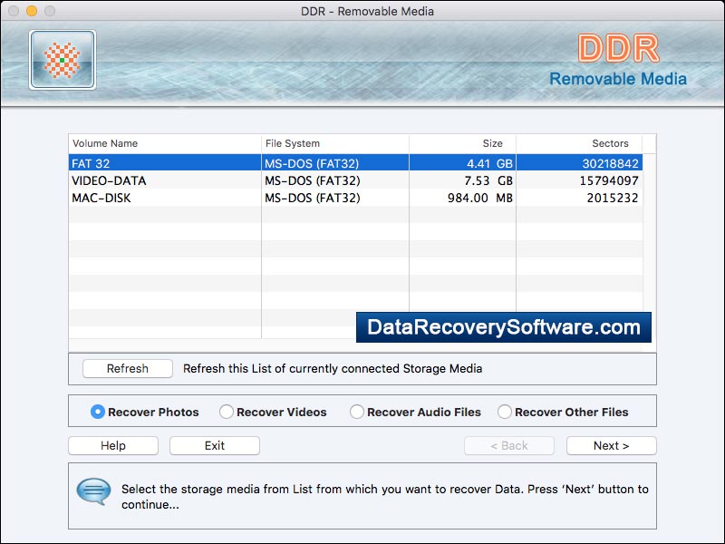 Recreate, digital, picture, music, videos, Mac, data, recovery, software, application, rescue, retrieve, document, files, USB, removable, media, revival, program, utility, salvage, reform, missing, lost, corrupt, crashed, external, storage, memory