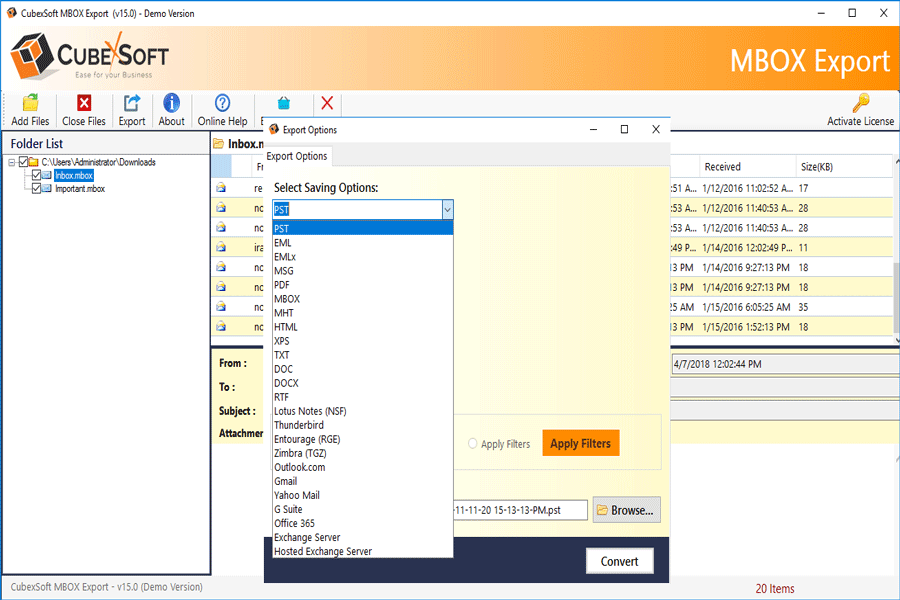 mbox export, mbox mail converter, mbox data migration, mbox converter, convert batch mbox, export mbox mailboxes, mbox file converter, mbox mailbox converter