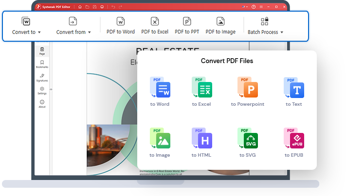 Systweak PDF Editor